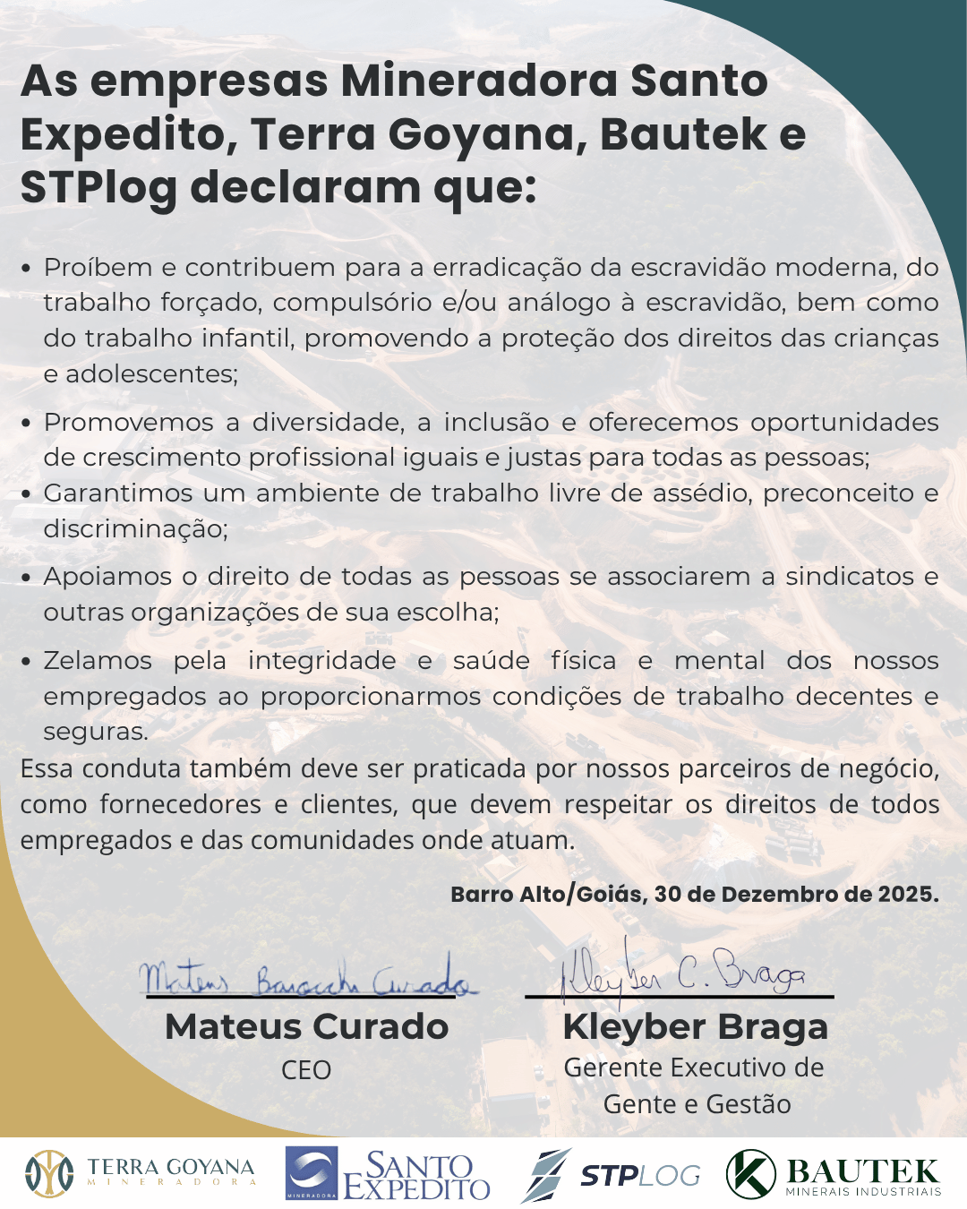 Compromisso com os Direitos Humanos, Ética e Relações de Trabalho