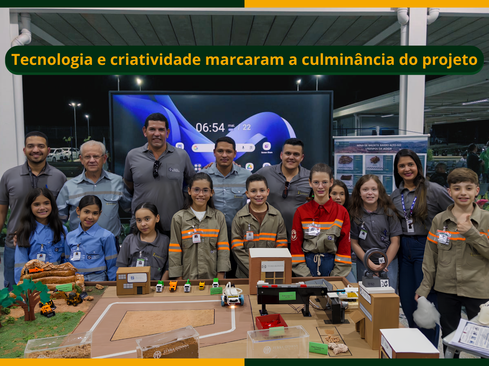 Bautek Minerais Industriais participa de projeto educacional com foco em tecnologia, robótica e mineração sustentável